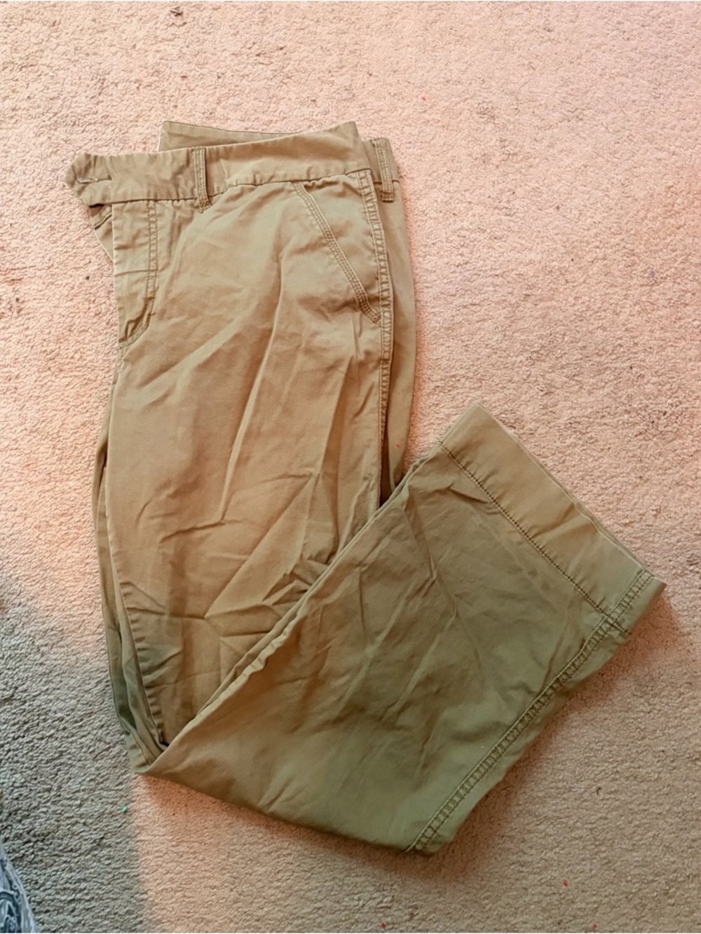 Faded Glory Khaki Chino Pants - Green